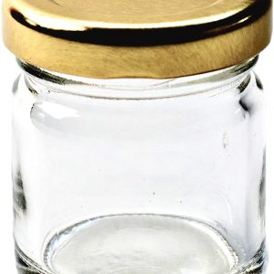 Jar mini - gold lid