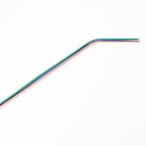 Straw - stainless steel, bendy