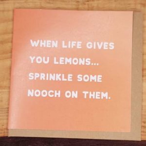 When life gives you lemons - Tree Card