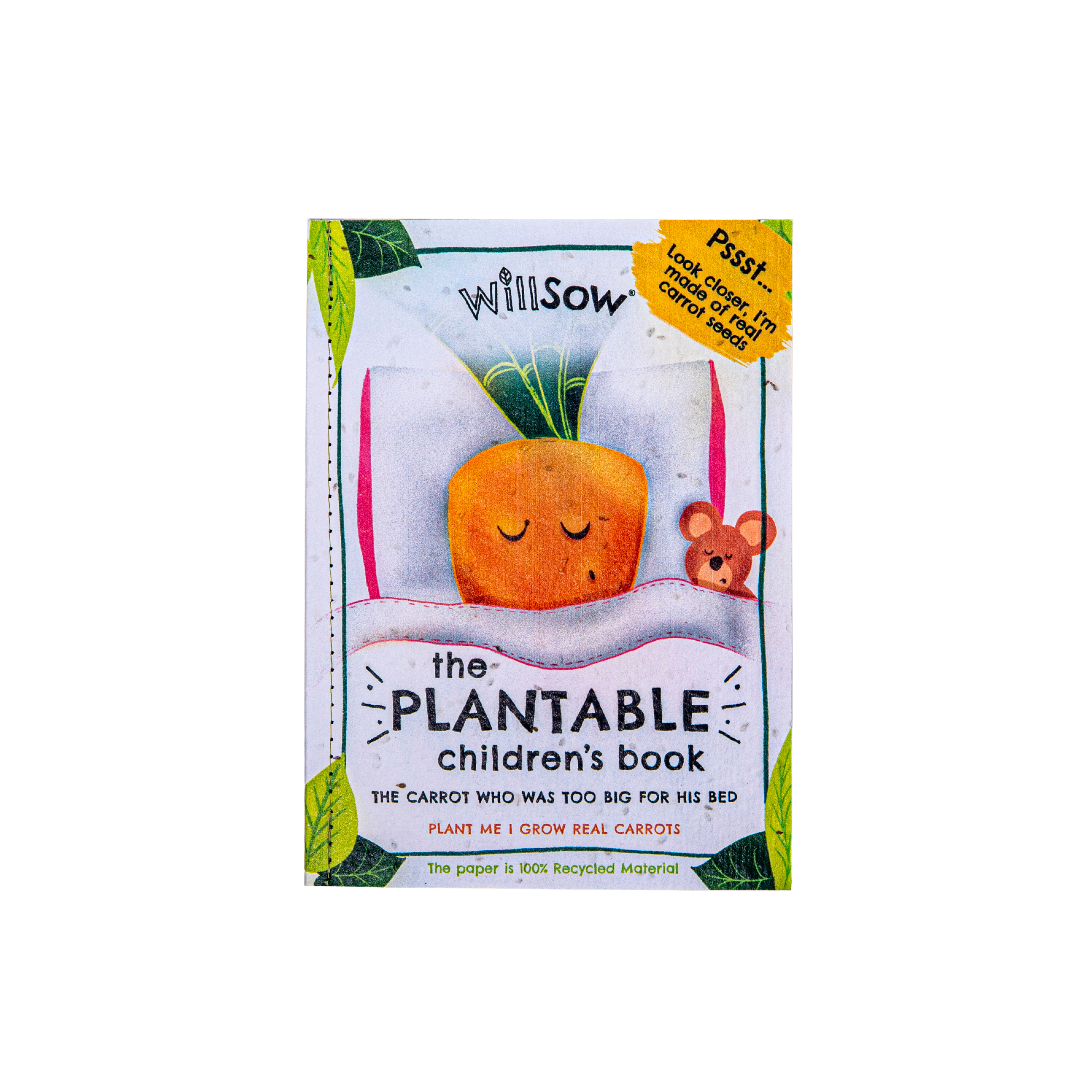 The Carrot Who Was Too Big For His Bed Children's Book