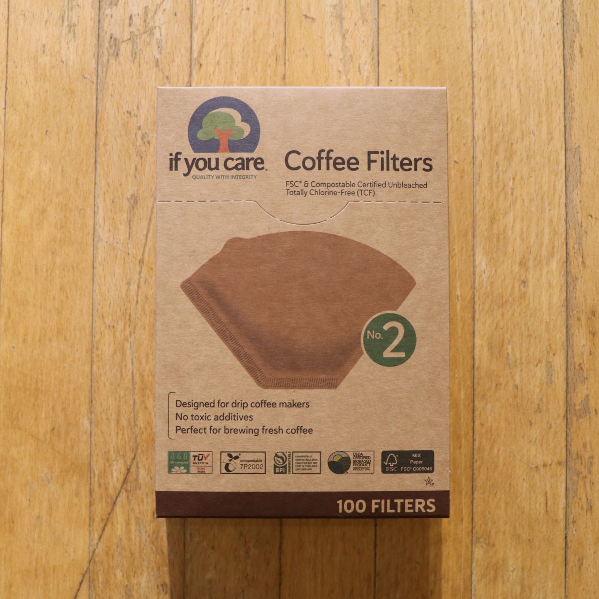 If You Care coffee filters No. 2 Front